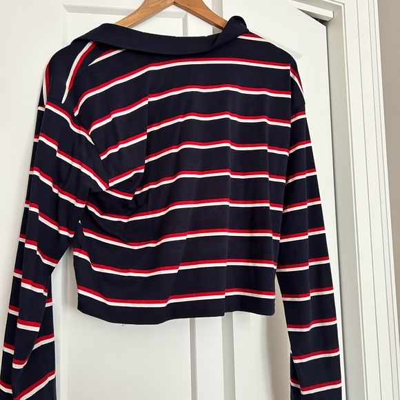 Forever 21 Striped Crop Top size L - Picture 2 of 3